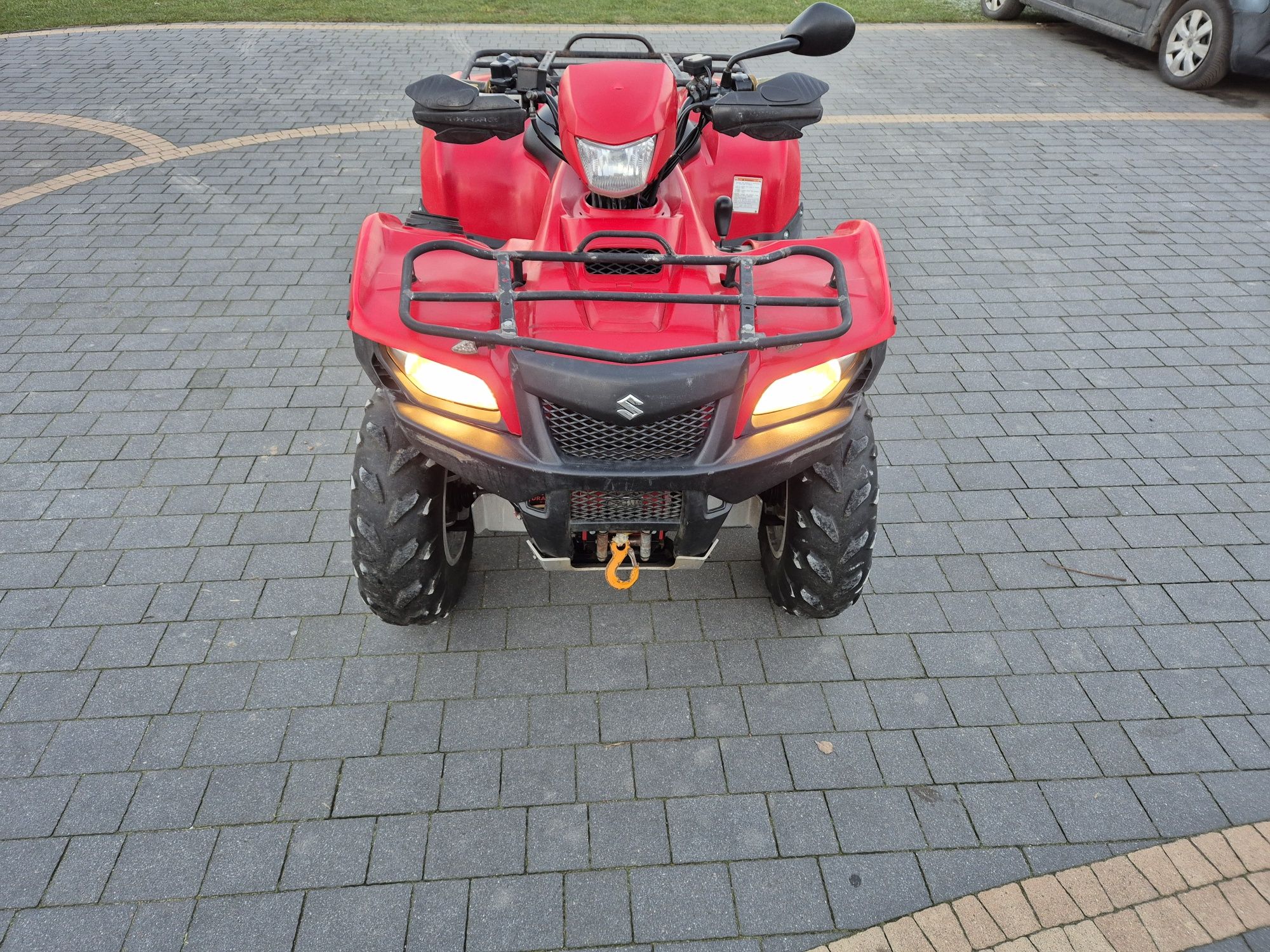 Kingquad LTA 700 silnik plastiki mosty półosie lampy koła