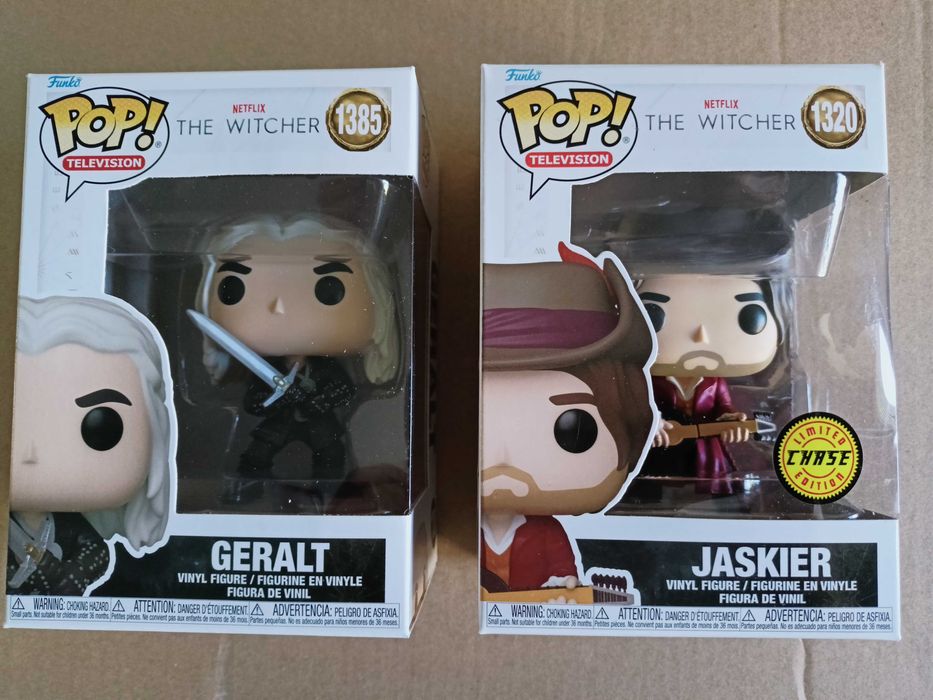 Funko Pop! Wiedźmin Geralt i Jaskier figurka nowa 2szt. komplet
