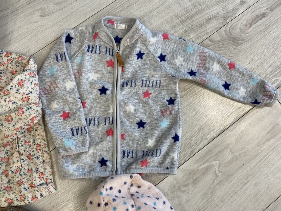 Kurteczka sweterek polarek da dziewczynki 86 cm kurtka polat sweter