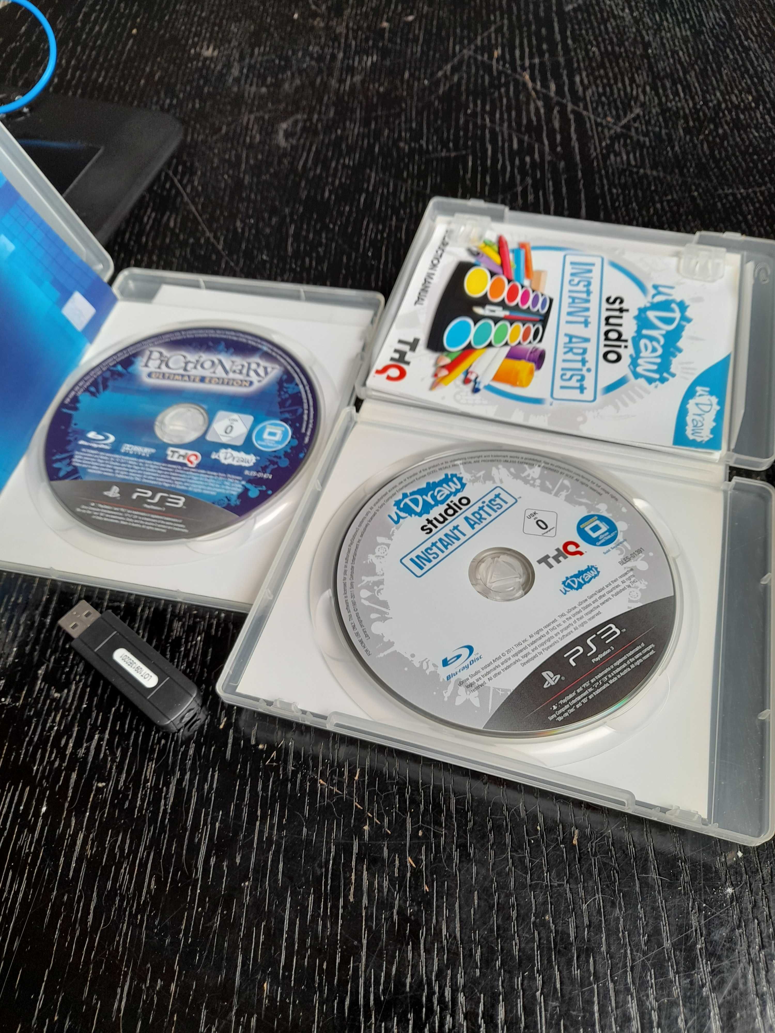 U DRAW  GAME TABLET da Playstation 3 com pictionary e UDRAW studio.