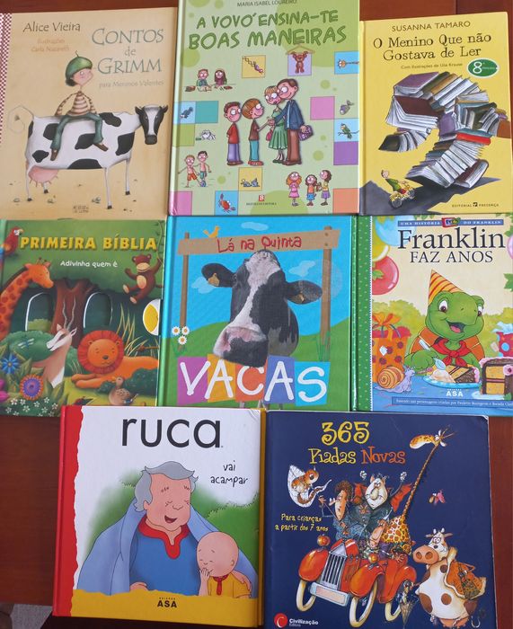Livros infantis diversos (lote de 8 ou individual)