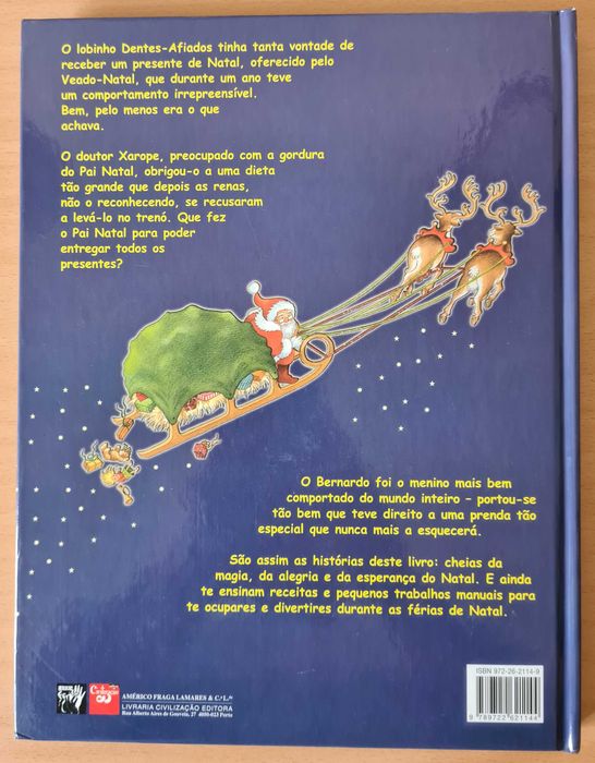 Livro infantil "Histórias do Pai Natal" de Fabrice Lelarge