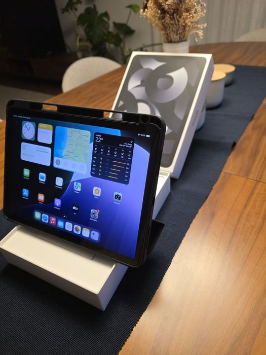 IPad Air M1 11" 64GB, 10 256GB SELADO. Troca/Retoma. Capa Smart Folio