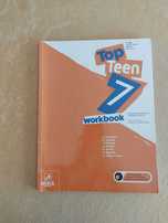Workbook - Top Teen 7 - Inglês - 7.º Ano Escolar (COMO NOVO)