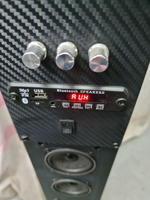 Coluna com aux in bluethoot subwoofer