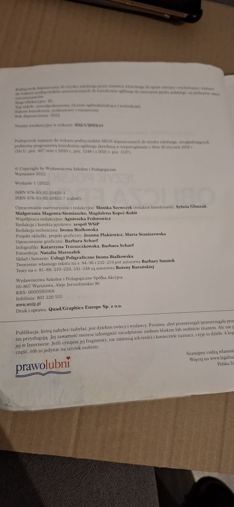 Oblicza epok 1.1 jezyk polski