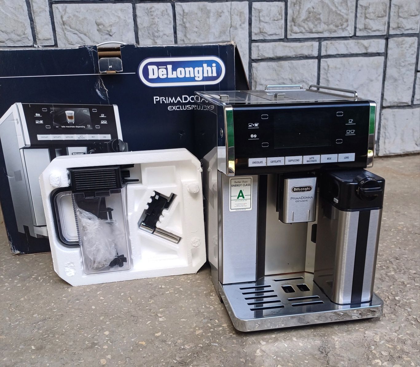 Кавомашина кавоварка Делонджи Delonghi Primadonna Exclusive ESAM 6900