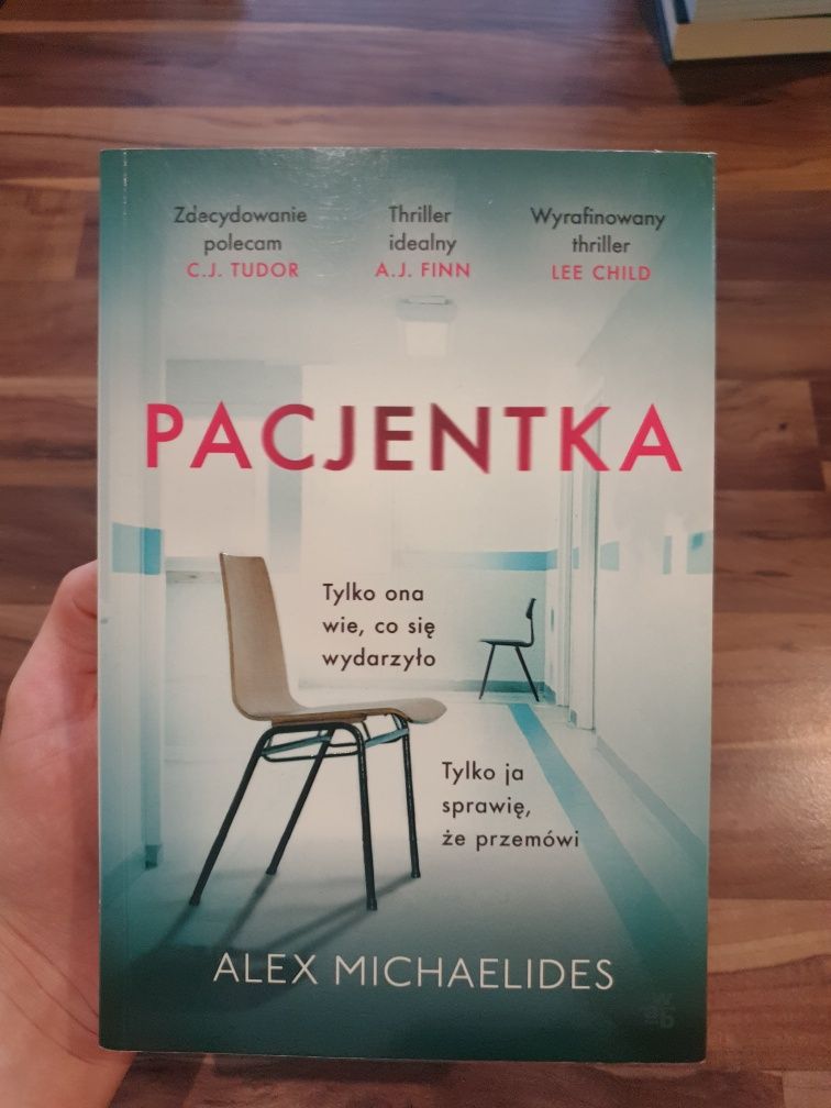 Pacjentka , Alex Michaelides,  thriller , książka