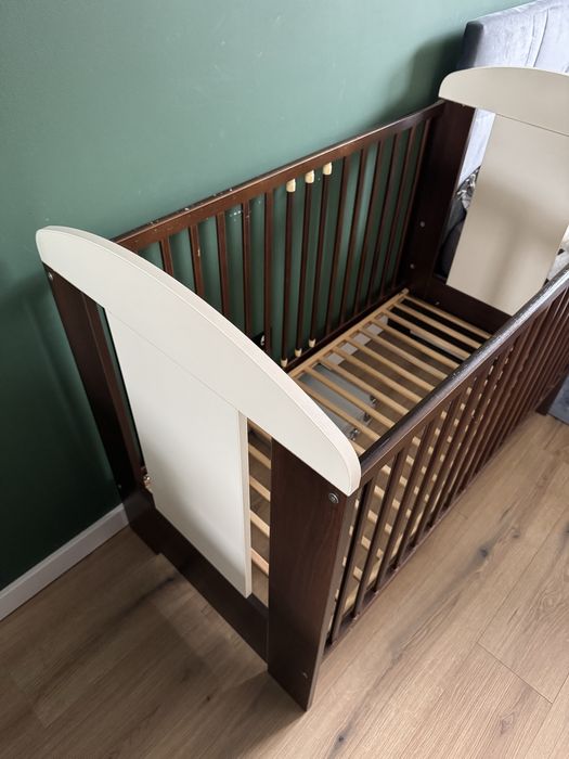 Łóżeczko dziecięce 60x120 + Materac Ikea Skonast 60x120