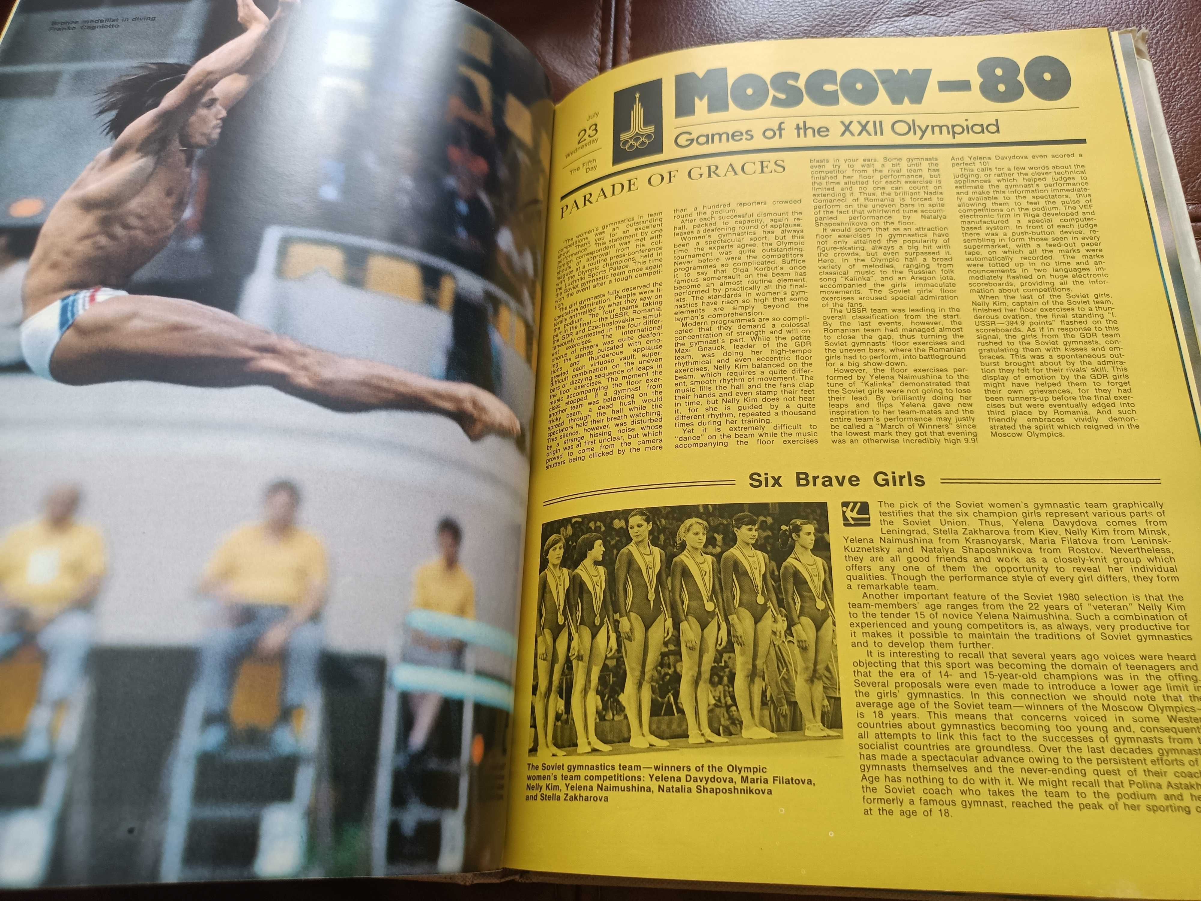 Album Moskwa 80, Igrzyska XXII Olimpiady, wersja w języku angielskim