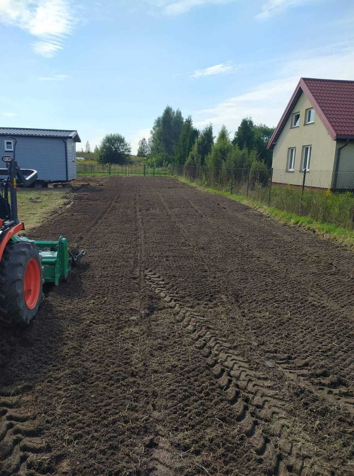 Usługi ogrodnicze, Glebogryzarka SEPARACYJNA, MINIKOPARKA 3 T, trawnik