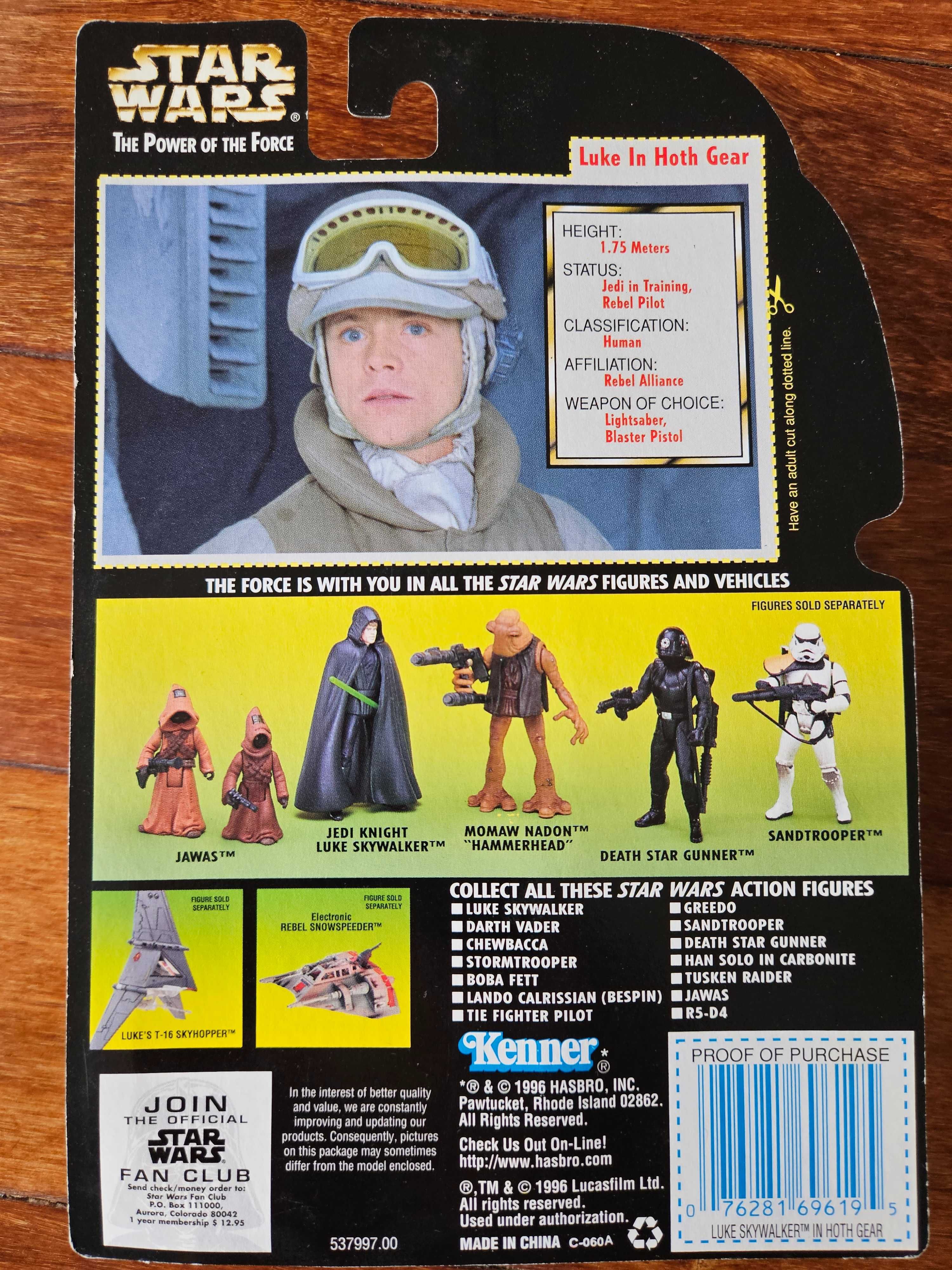 Hoth Luke Skywalker Power of the Force 2 Star Wars Hasbro