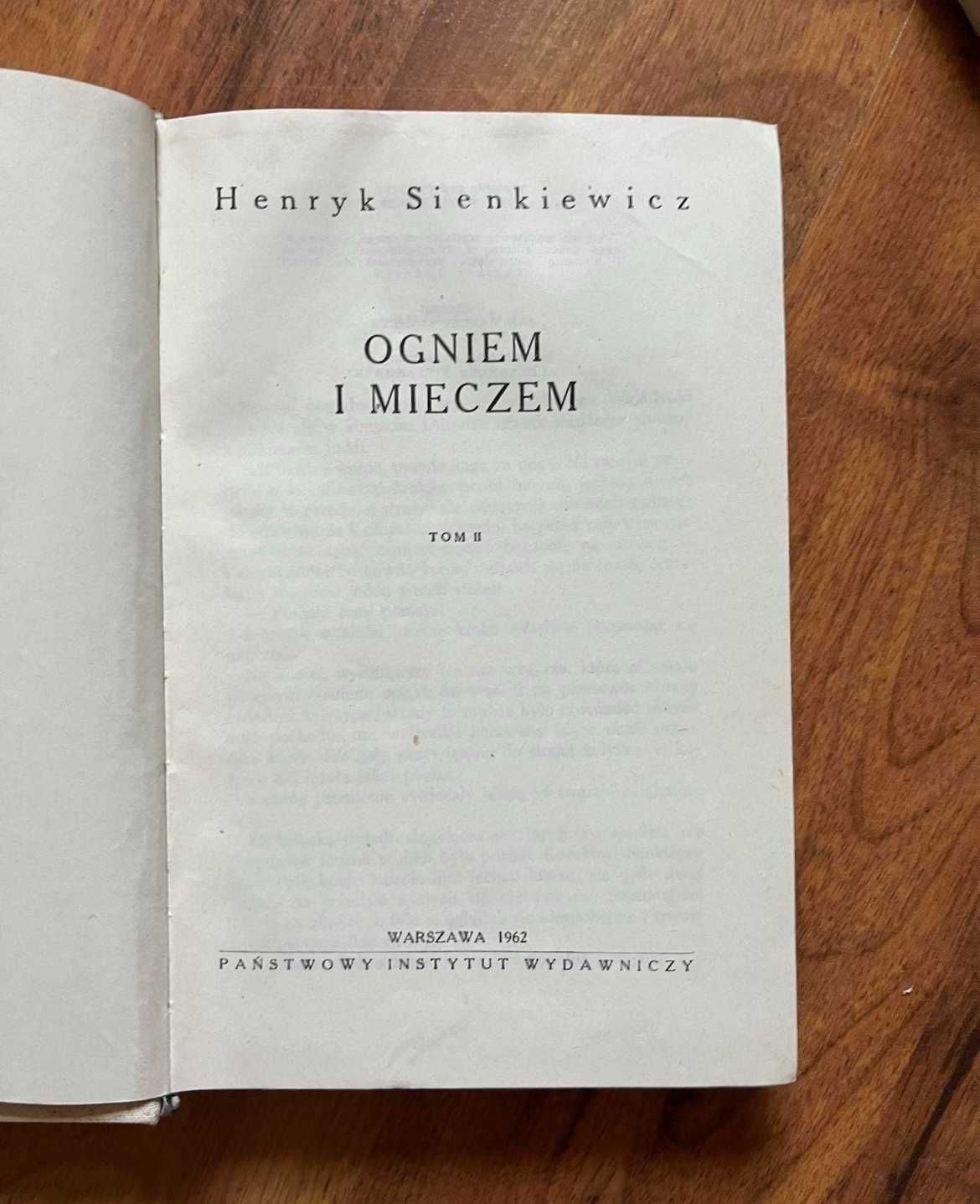 Seria książek Henryka Sienkiewicza 1962r.
