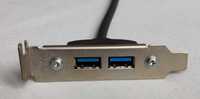 Tylny panel śledź 2x USB 3.0 low profile niski profil