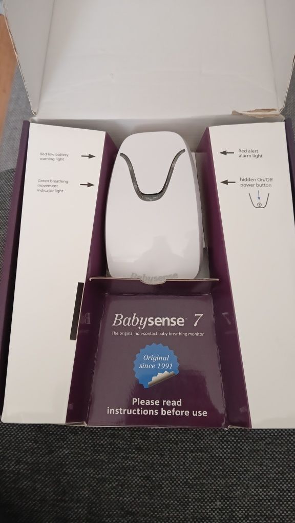 Monitor oddechu dla niemowląt babysense 7