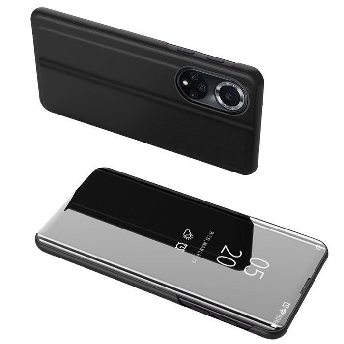 Clear View Case Etui Huawei Nova 9 Pokrowiec Z Klapką Czarne