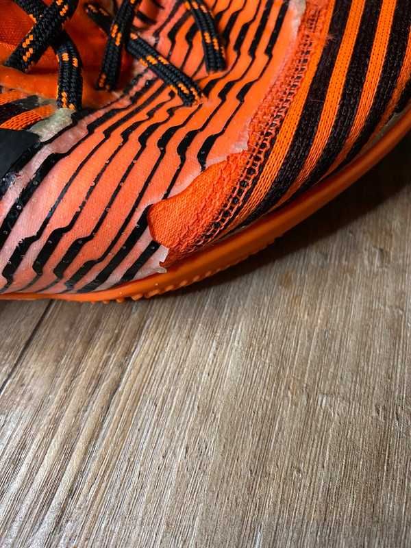 Pomarańczowe buty halówki Adidas Nemeziz Tango 17.3 rozmiar 41 1/3