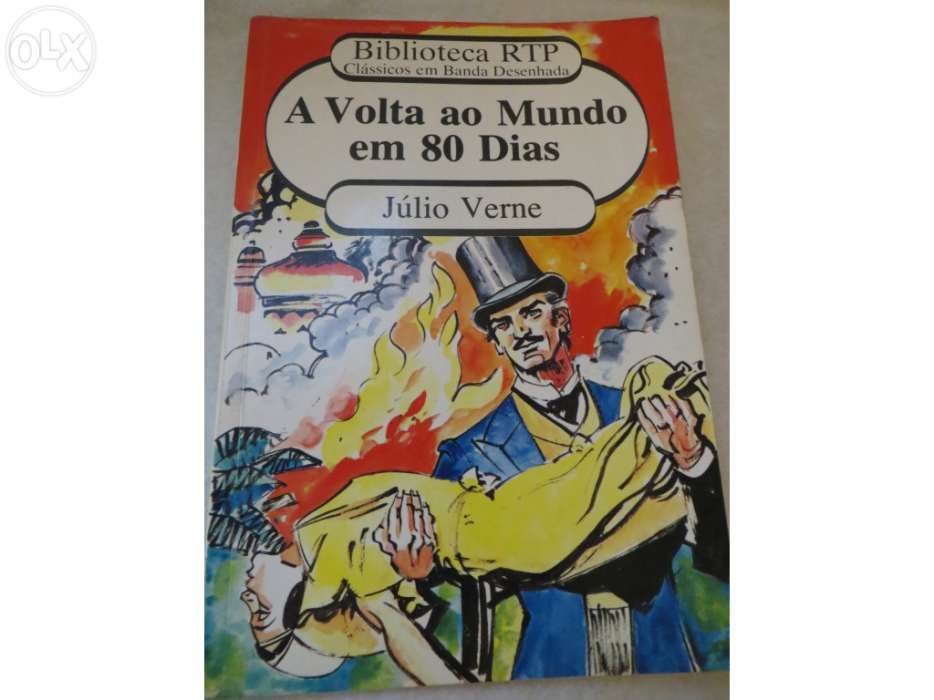 O livro banda desenhada volta ao mundo em 80 dias - Julio verme