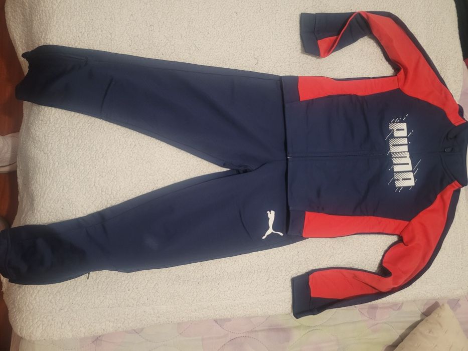 Conjunto Puma original, tamanho XS / 7-8 anos (128 cm.