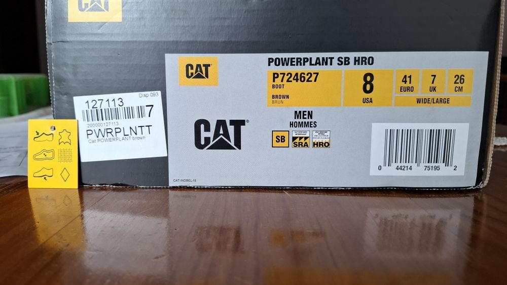 Botas de trabalho Caterpillar 41