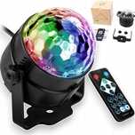 Kula Disco Projektor Rgb led dyskotekowy reflektor na imprezę pilot