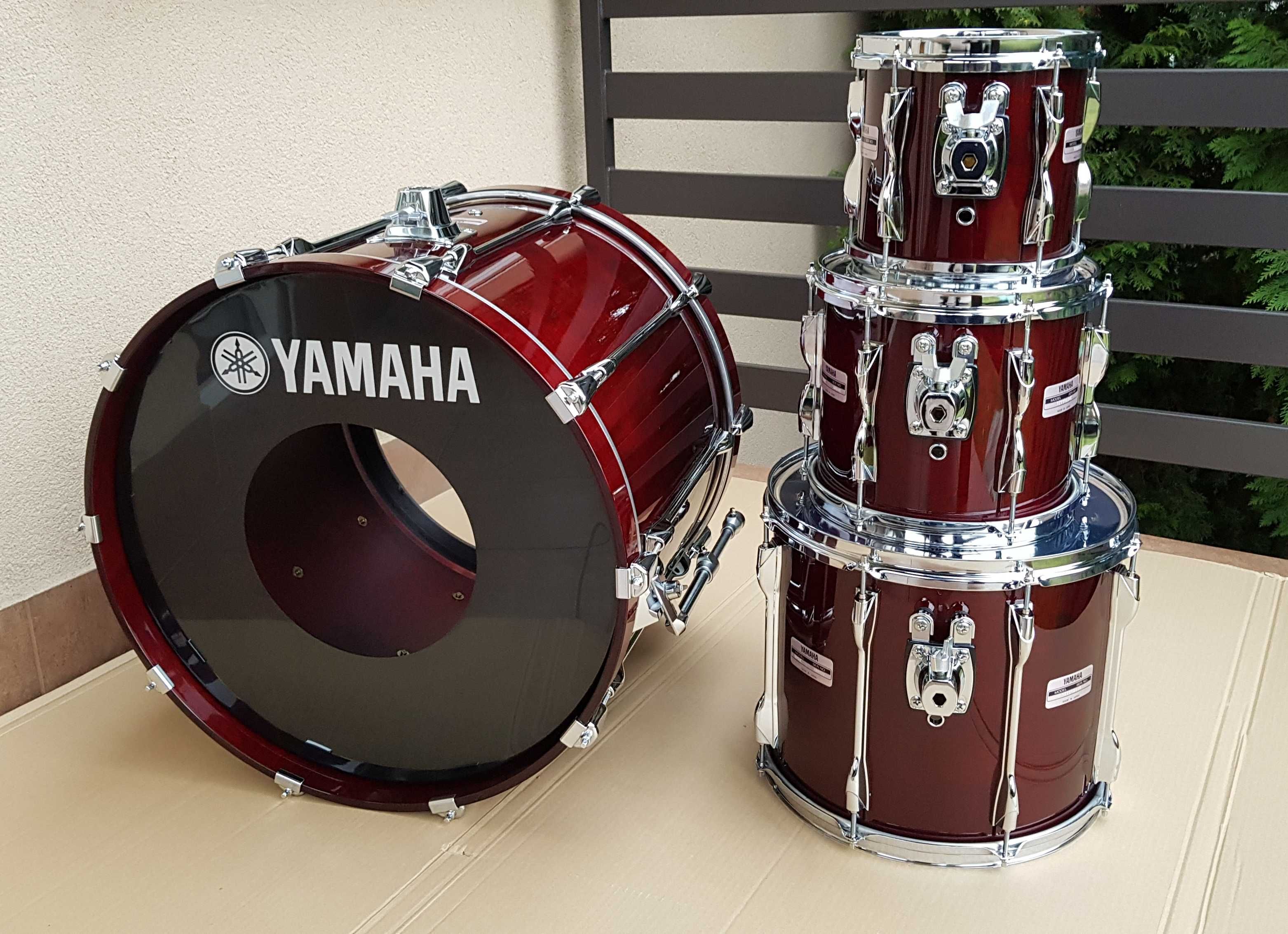 Perkusja Yamaha Recording Custom Japan 22"/8"/10"/14" Cherry Wood