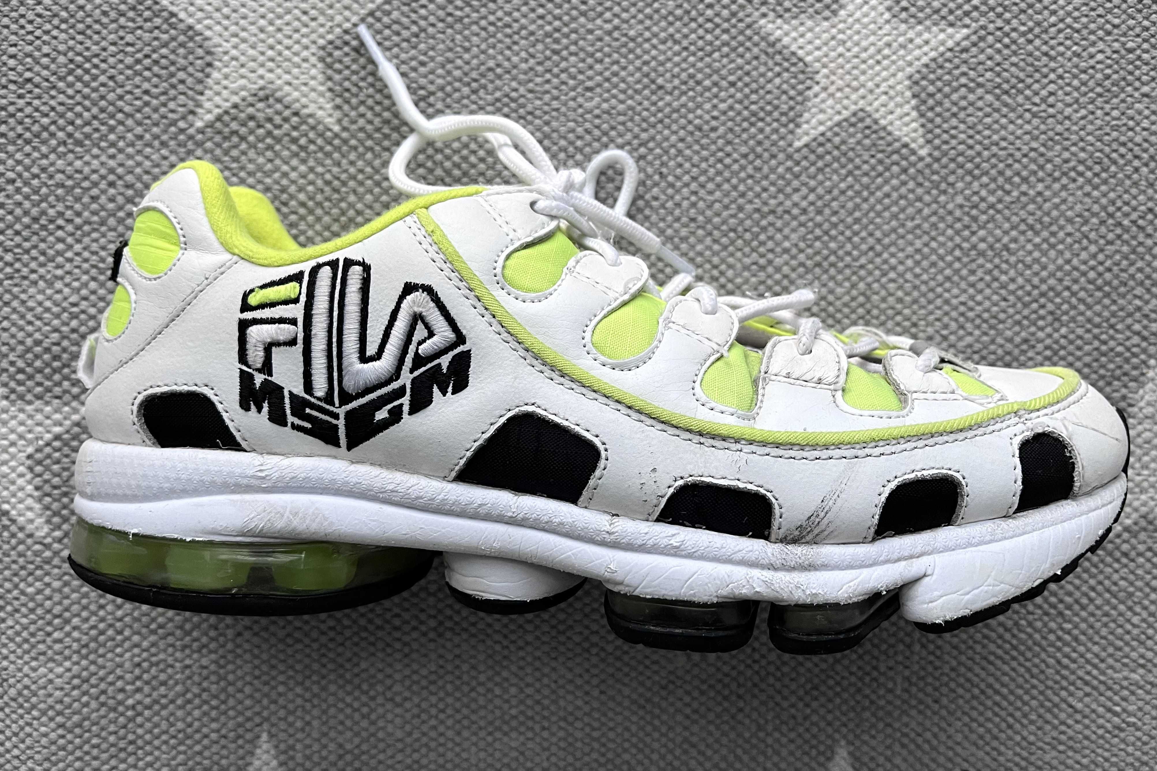 FILA sneakersy MSGM Milano Viale Umbria neonowe unikatowe  r 42