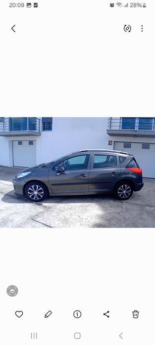 Pegeout 207 Sw 1.4  Trendy impecável 165000 kms (POUPE 750€)