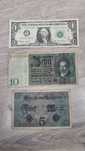 Stare banknoty dolar, Marki, Reichsmark