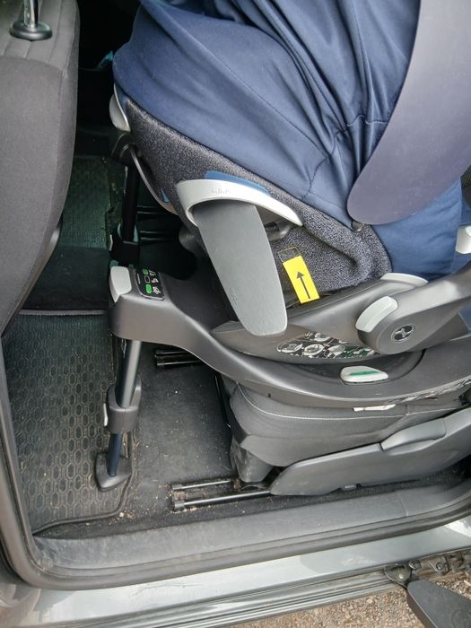 Nosidełko fotelik cybex cloud z i-size Platinum 0-13 kg z bazą isofix