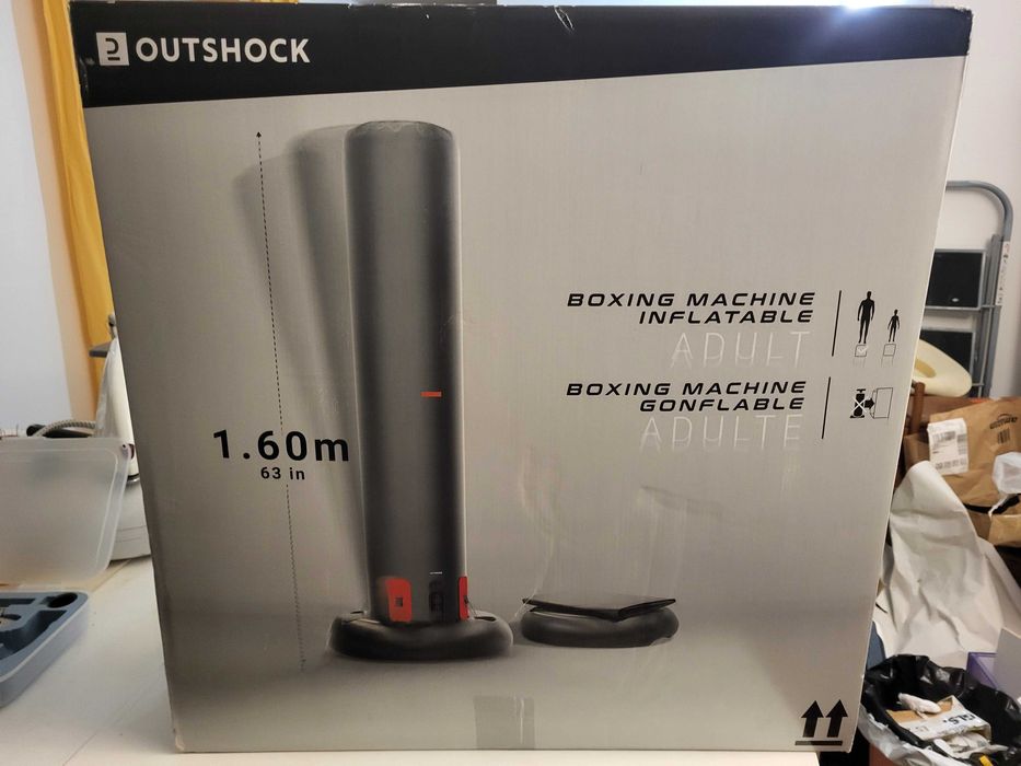 Saco de boxe insuflável