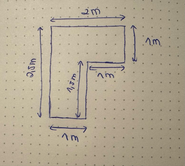 Sofa preto grande chaise long