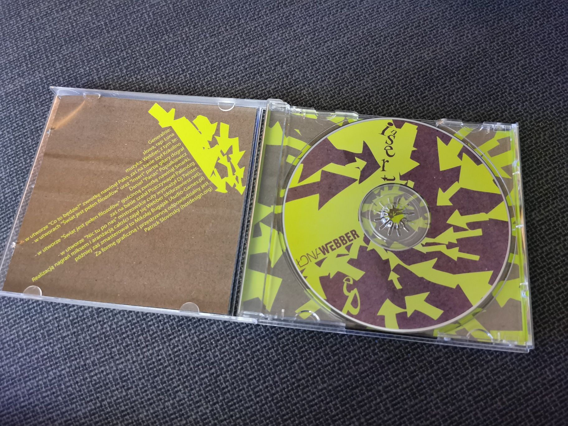 Płyta CD Łona Webber Insert EP rap hip-hop WYPRZEDAŻ kolekcji