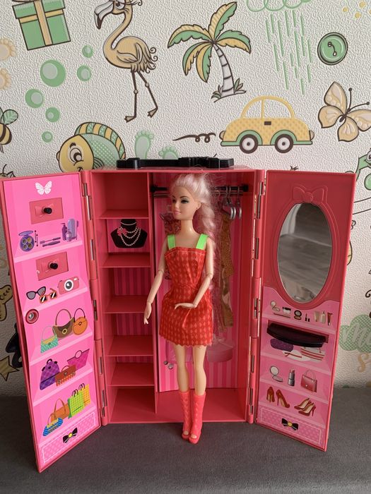 Шафа для Барбі меблі для барбі шафа Аліса