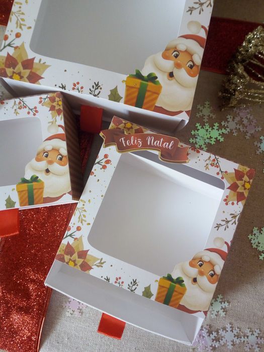 Caixas oferta para o Natal