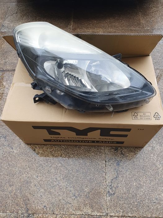 Ótica da frente esquerdo renault clio 3