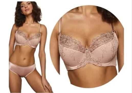 Dalia Biustonosz Emilia K24 semi-soft mocca 100D NOWY półusztywniany