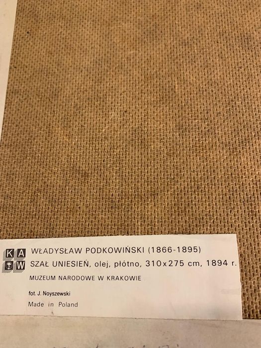 Reprodukcja obrazu "Szał Uniesień" autorstwa Władysława Podko