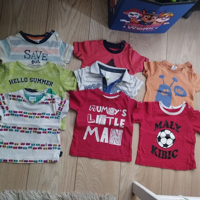 Koszulki chłopięce 74-80