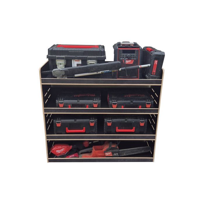 Regały do busa S120 zabudowa warsztatowa busa z sklejki Szczecin