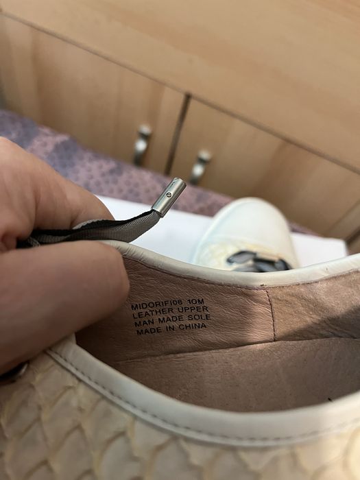 Кожанные  кеды Donald J Pliner большого размера