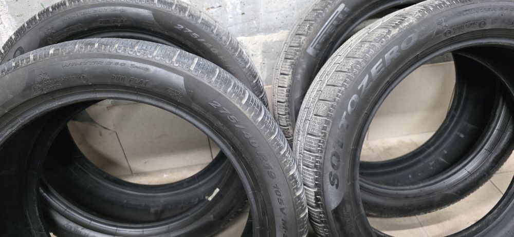 275 40 R19 i 245 45 R19 Pirelli Sottozero Winter 240 RUNFLAT Zima 4szt