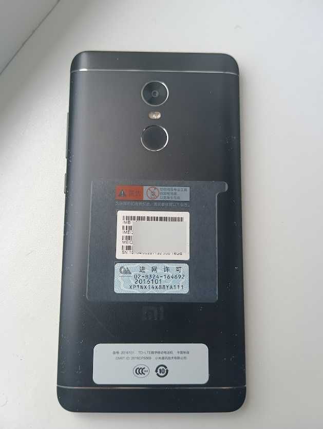 Продам телефон Смартфон Xiaomi Redmi Note 4 3/16GB Black