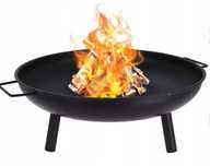 PALENISKO OGRODOWE 60CM Stalowe Ognisko Kociołek Grill Ruszt