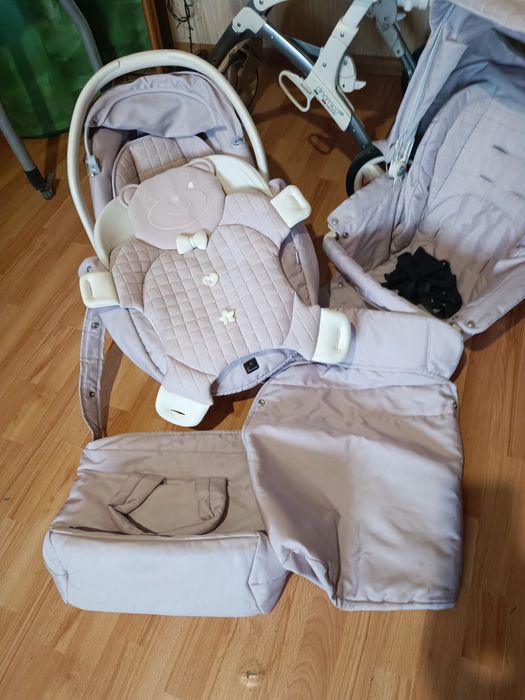 Коляска Can 3 в 1 Dinamico Up Orso розовий