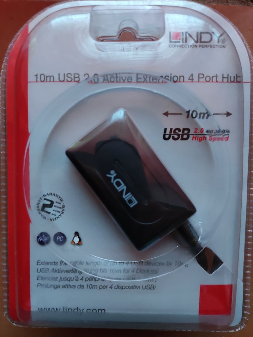 Extensor USB com 4 portas 10 metros