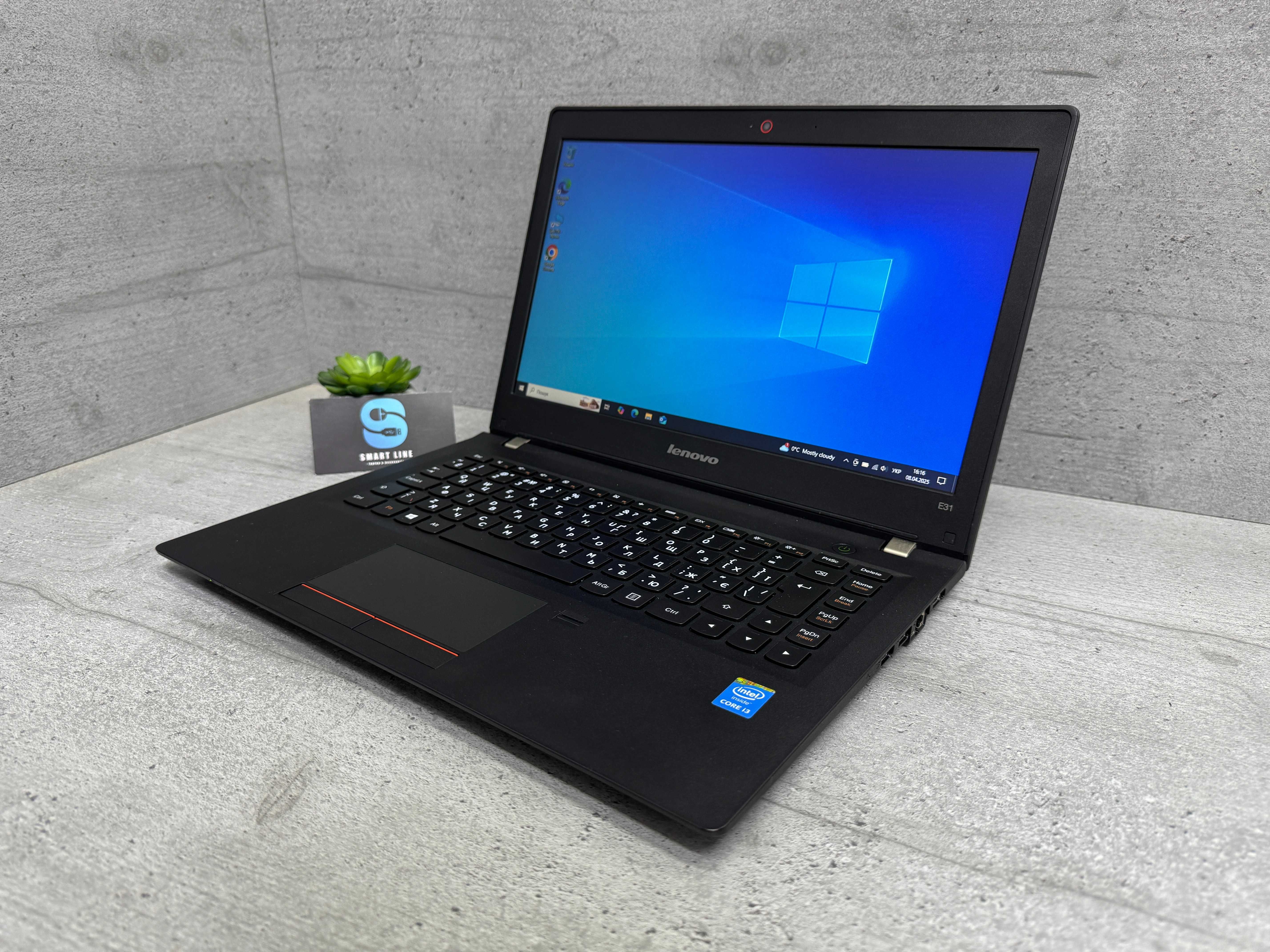 4gb ddr3/128 ssd/13.3/i3-5005U/Компактний ноутбук Lenovo Леново E31-70