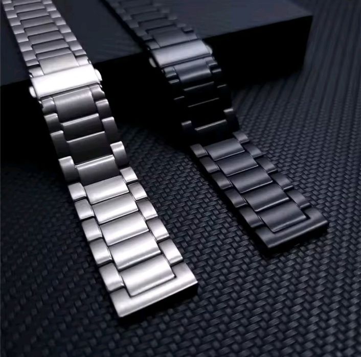 Ремешок стальной металлический на Amazfit Samsung Watch ремінець