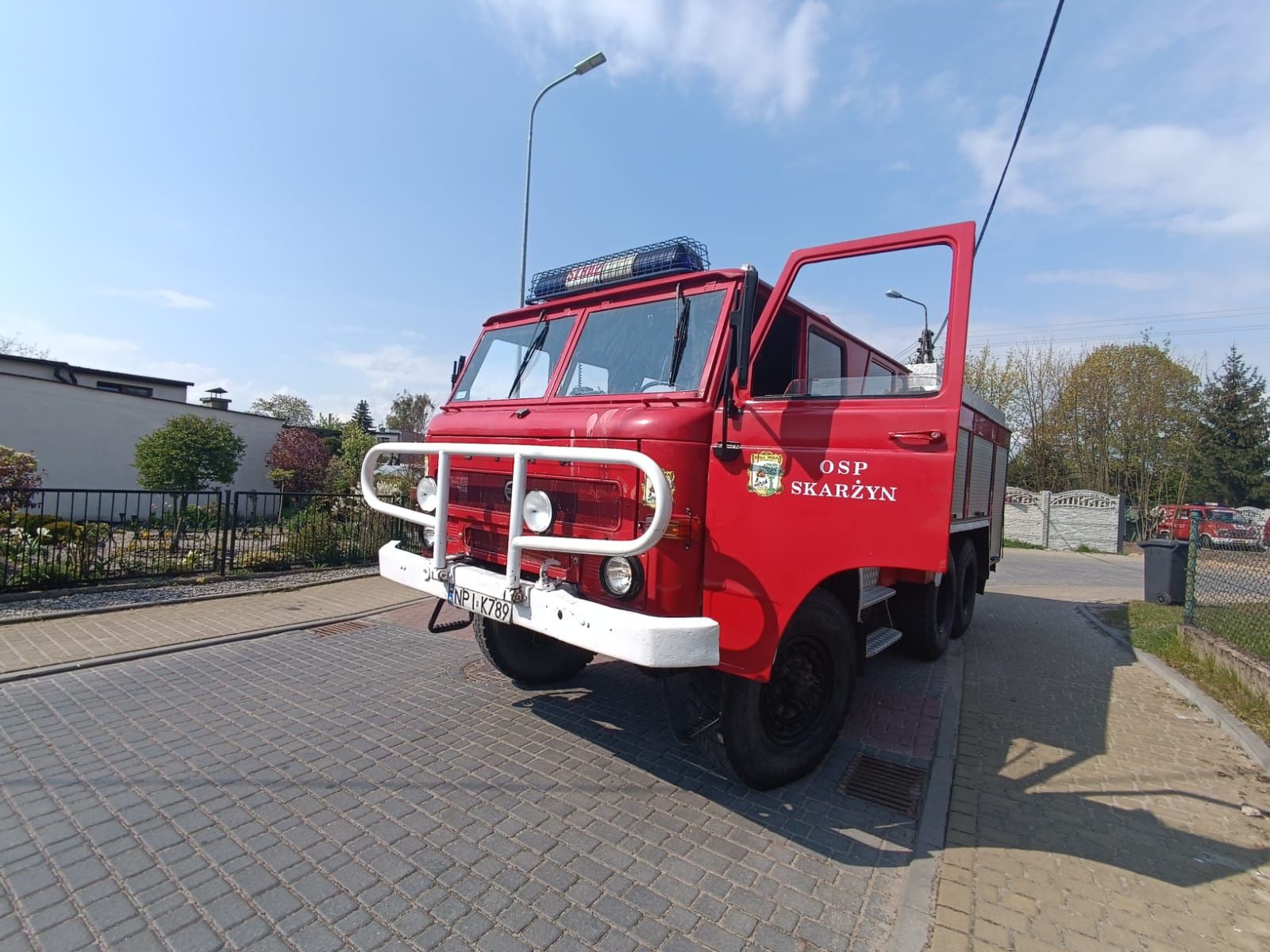 Star 266 pożarniczy  6x6 wyciągarka reduktor