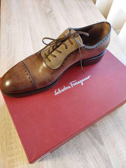 Оксфорди броги Salvatore Ferragamo чоловічі